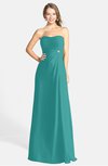 ColsBM Adley Emerald Green Glamorous A-line Sweetheart Chiffon Floor Length Ruching Bridesmaid Dresses
