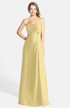ColsBM Adley Gold Glamorous A-line Sweetheart Chiffon Floor Length Ruching Bridesmaid Dresses