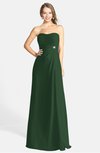 ColsBM Adley Hunter Green Glamorous A-line Sweetheart Chiffon Floor Length Ruching Bridesmaid Dresses