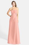 ColsBM Adley Peach Glamorous A-line Sweetheart Chiffon Floor Length Ruching Bridesmaid Dresses