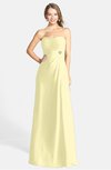 ColsBM Adley Soft Yellow Glamorous A-line Sweetheart Chiffon Floor Length Ruching Bridesmaid Dresses