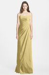ColsBM Celine Gold Gorgeous Trumpet Sleeveless Zip up Chiffon Bridesmaid Dresses
