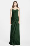 ColsBM Celine Hunter Green Gorgeous Trumpet Sleeveless Zip up Chiffon Bridesmaid Dresses