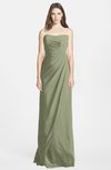 ColsBM Celine Moss Green Gorgeous Trumpet Sleeveless Zip up Chiffon Bridesmaid Dresses
