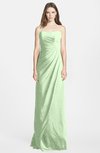 ColsBM Celine Pale Green Gorgeous Trumpet Sleeveless Zip up Chiffon Bridesmaid Dresses