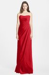 ColsBM Celine Red Gorgeous Trumpet Sleeveless Zip up Chiffon Bridesmaid Dresses