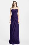 ColsBM Celine Royal Purple Gorgeous Trumpet Sleeveless Zip up Chiffon Bridesmaid Dresses