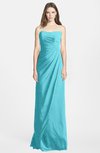 ColsBM Celine Turquoise Gorgeous Trumpet Sleeveless Zip up Chiffon Bridesmaid Dresses