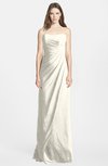 ColsBM Celine Whisper White Gorgeous Trumpet Sleeveless Zip up Chiffon Bridesmaid Dresses