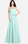 ColsBM Audrina Blue Glass Gorgeous A-line Sweetheart Sleeveless Zip up Flower Plus Size Bridesmaid Dresses