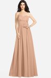 ColsBM Audrina Burnt Orange Gorgeous A-line Sweetheart Sleeveless Zip up Flower Plus Size Bridesmaid Dresses