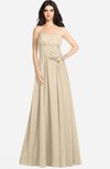 ColsBM Audrina Champagne Gorgeous A-line Sweetheart Sleeveless Zip up Flower Plus Size Bridesmaid Dresses