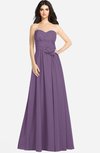 ColsBM Audrina Chinese Violet Gorgeous A-line Sweetheart Sleeveless Zip up Flower Plus Size Bridesmaid Dresses