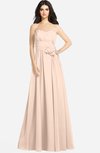 ColsBM Audrina Fresh Salmon Gorgeous A-line Sweetheart Sleeveless Zip up Flower Plus Size Bridesmaid Dresses