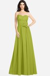 ColsBM Audrina Green Oasis Gorgeous A-line Sweetheart Sleeveless Zip up Flower Plus Size Bridesmaid Dresses