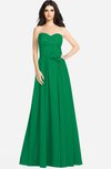 ColsBM Audrina Green Gorgeous A-line Sweetheart Sleeveless Zip up Flower Plus Size Bridesmaid Dresses