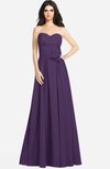 ColsBM Audrina Violet Gorgeous A-line Sweetheart Sleeveless Zip up Flower Plus Size Bridesmaid Dresses