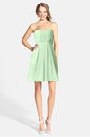ColsBM Holland Light Green Casual Sweetheart Sleeveless Zip up Knee Length Bridesmaid Dresses