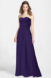 ColsBM Aliana Royal Purple Simple Sweetheart Sleeveless Zip up Chiffon Bridesmaid Dresses