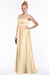 ColsBM Shelby Apricot Gelato Glamorous Empire Sleeveless Chiffon Ruching Bridesmaid Dresses