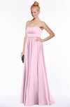 ColsBM Shelby Baby Pink Glamorous Empire Sleeveless Chiffon Ruching Bridesmaid Dresses