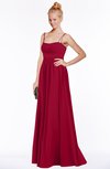 ColsBM Shelby Dark Red Glamorous Empire Sleeveless Chiffon Ruching Bridesmaid Dresses