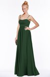 ColsBM Shelby Hunter Green Glamorous Empire Sleeveless Chiffon Ruching Bridesmaid Dresses