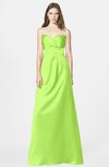 ColsBM Briley Bright Green Modest Fit-n-Flare Sweetheart Sleeveless Chiffon Floor Length Bridesmaid Dresses