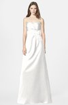 ColsBM Briley Cloud White Modest Fit-n-Flare Sweetheart Sleeveless Chiffon Floor Length Bridesmaid Dresses