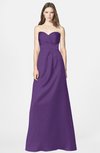 ColsBM Briley Dark Purple Modest Fit-n-Flare Sweetheart Sleeveless Chiffon Floor Length Bridesmaid Dresses