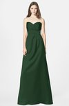 ColsBM Briley Hunter Green Modest Fit-n-Flare Sweetheart Sleeveless Chiffon Floor Length Bridesmaid Dresses