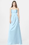 ColsBM Briley Ice Blue Modest Fit-n-Flare Sweetheart Sleeveless Chiffon Floor Length Bridesmaid Dresses