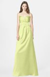 ColsBM Briley Lime Sherbet Modest Fit-n-Flare Sweetheart Sleeveless Chiffon Floor Length Bridesmaid Dresses