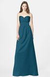 ColsBM Briley Moroccan Blue Modest Fit-n-Flare Sweetheart Sleeveless Chiffon Floor Length Bridesmaid Dresses