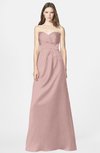 ColsBM Briley Nectar Pink Modest Fit-n-Flare Sweetheart Sleeveless Chiffon Floor Length Bridesmaid Dresses