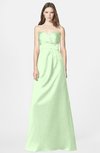 ColsBM Briley Pale Green Modest Fit-n-Flare Sweetheart Sleeveless Chiffon Floor Length Bridesmaid Dresses