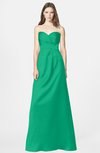 ColsBM Briley Pepper Green Modest Fit-n-Flare Sweetheart Sleeveless Chiffon Floor Length Bridesmaid Dresses