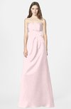 ColsBM Briley Petal Pink Modest Fit-n-Flare Sweetheart Sleeveless Chiffon Floor Length Bridesmaid Dresses