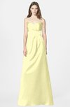 ColsBM Briley Wax Yellow Modest Fit-n-Flare Sweetheart Sleeveless Chiffon Floor Length Bridesmaid Dresses
