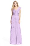 ColsBM Magnolia Lavendula Gorgeous A-line V-neck Chiffon30 Floor Length Bridesmaid Dresses