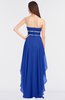 ColsBM Cynthia Dazzling Blue Elegant A-line Strapless Sleeveless Zip up Floor Length Bridesmaid Dresses