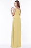ColsBM Eliana New Wheat Glamorous A-line Short Sleeve Zip up Chiffon Floor Length Bridesmaid Dresses