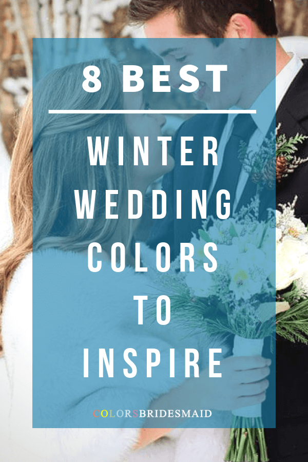 winter wedding color combos 2018