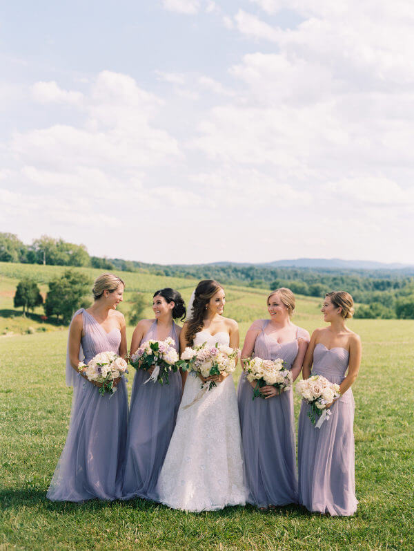 light lavender bridesmaid dresses