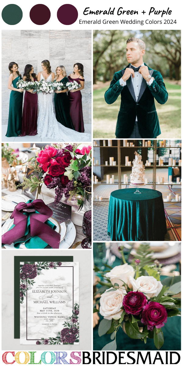 Top 8 Emerald Green Wedding Color Schemes for 2024 - ColorsBridesmaid