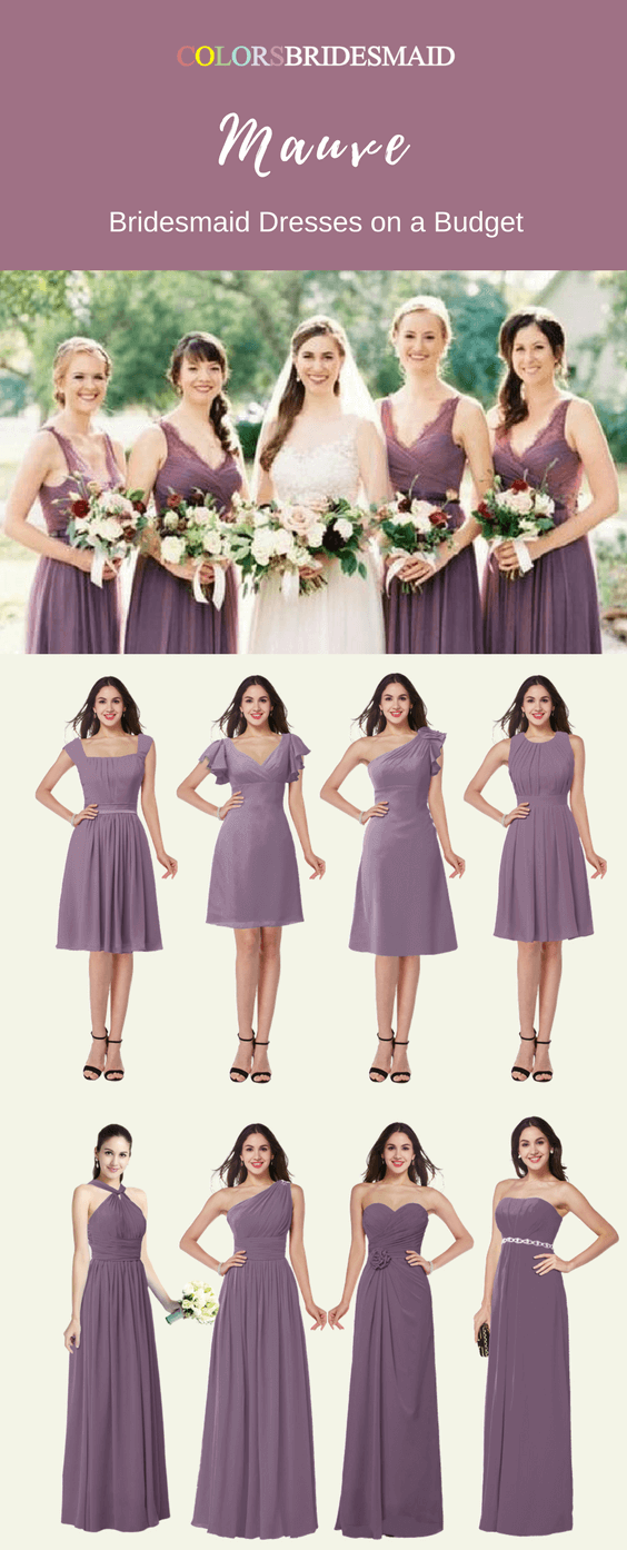 Here Are The Most Satisfied Mauve Bridesmaid Dresses - ColorsBridesmaid