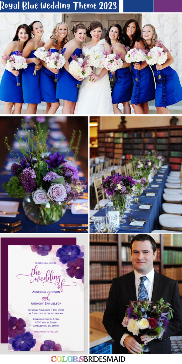 8 Best Royal Blue Wedding Color Combos For 2023 Colorsbridesmaid