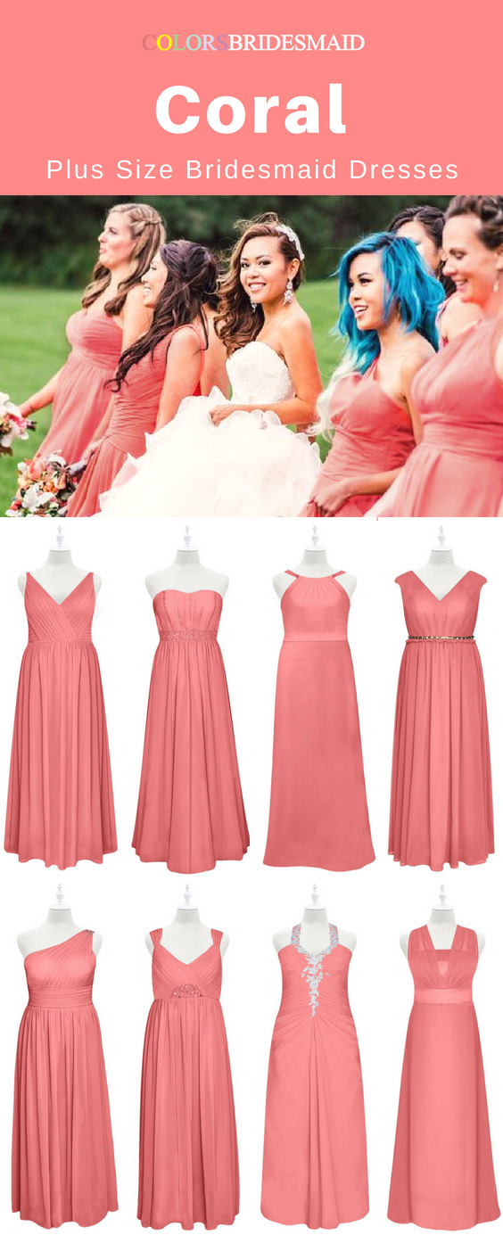 coral semi formal dress